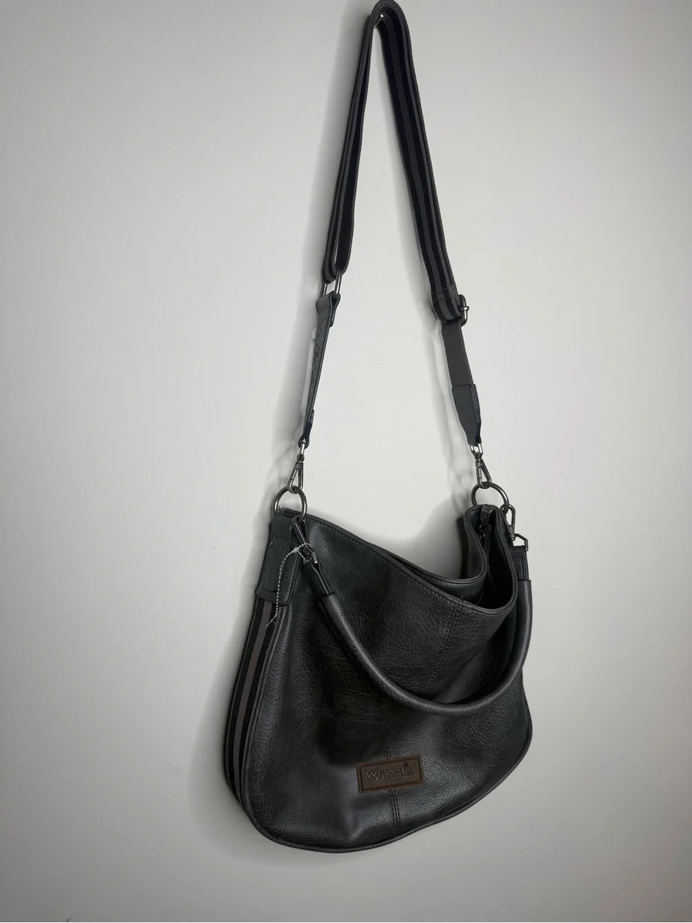 Wrangler Black Hobo Shoulder Bag